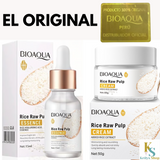 NUEVO PACK DUO ACLARANTE DE ARROZ ORGANICO BIOAQUA