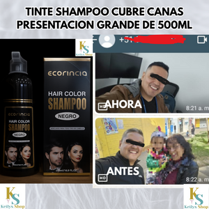 NUEVO SHAMPOO CUBRE CANAS ECORINCIA DE 500ML