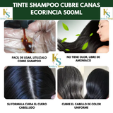 NUEVO SHAMPOO CUBRE CANAS ECORINCIA DE 500ML