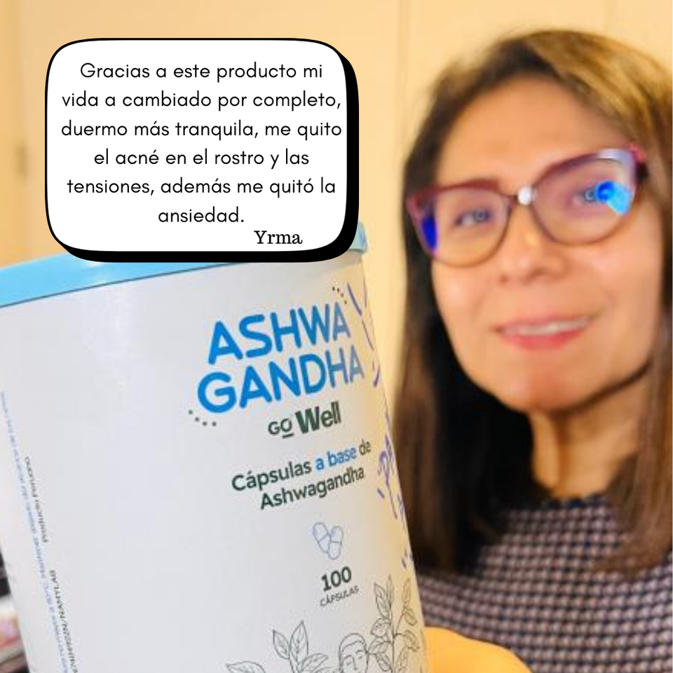 Ashwagandha Natural – Lata Premium de 100 Cápsulas | Bienestar y Equilibrio Diario