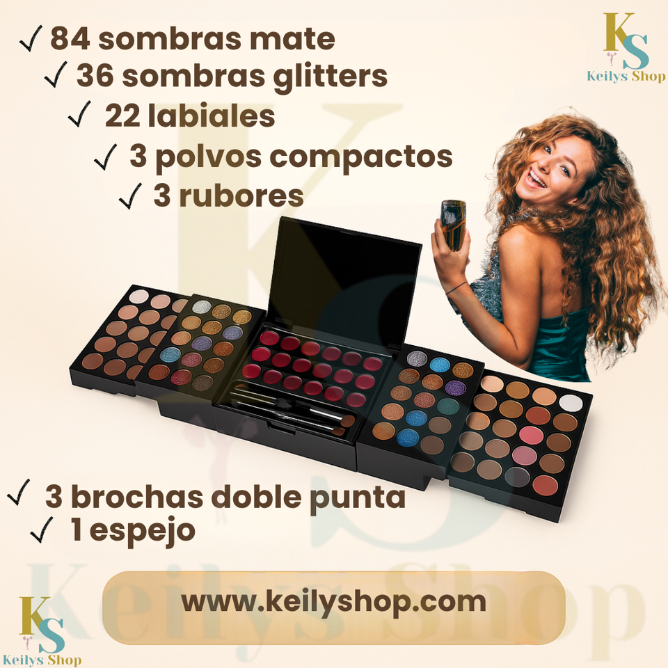 NUEVO KIT DE MAQUILLAJE TODO EN 1