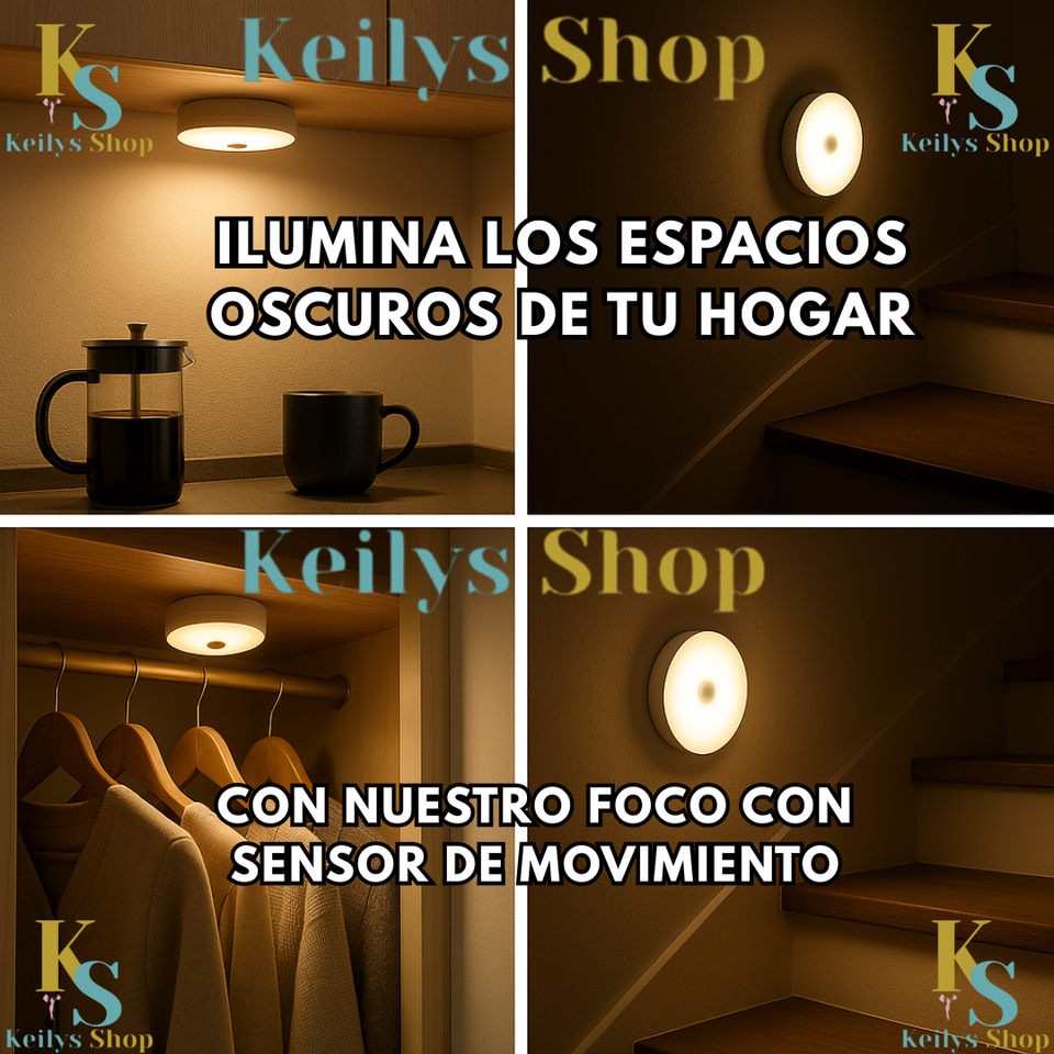 NUEVO FOCO LED INTELIGENTE CON SENSOR DE MOVIMIENTO