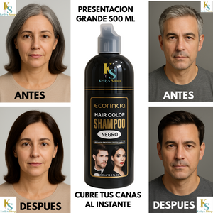 NUEVO SHAMPOO CUBRE CANAS ECORINCIA DE 500ML