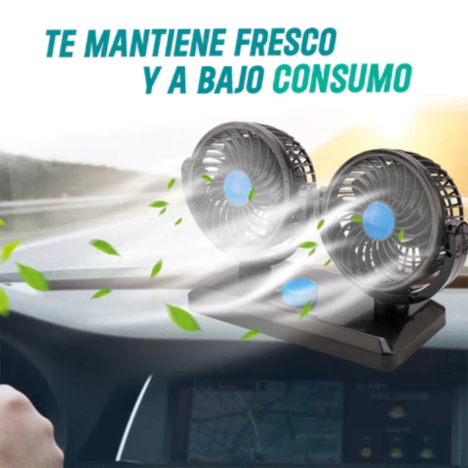 VENTILADOR PARA AUTO 2 EN 1 360°