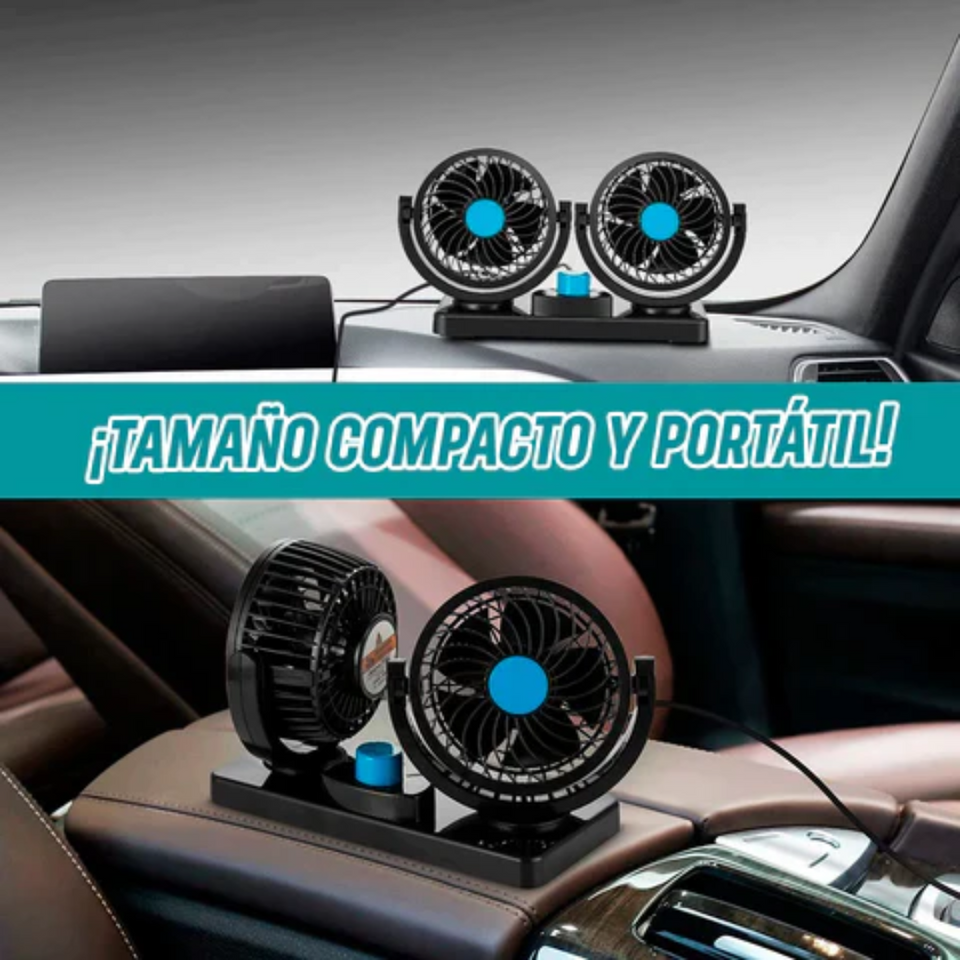 VENTILADOR PARA AUTO 2 EN 1 360°